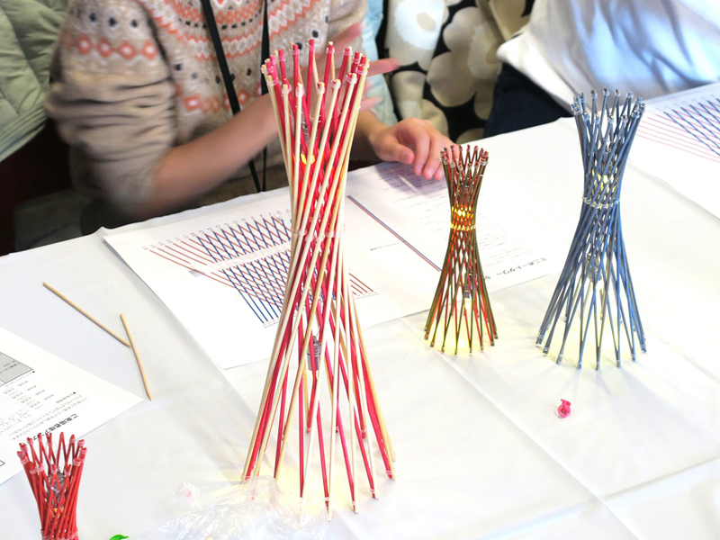 【～楽しく学ぼう　建築の世界～　デザインワークショップ　ミニポートタワーをつくろう！】in 神戸建築祭ワンダーマーケット（神戸北野ノスタ）