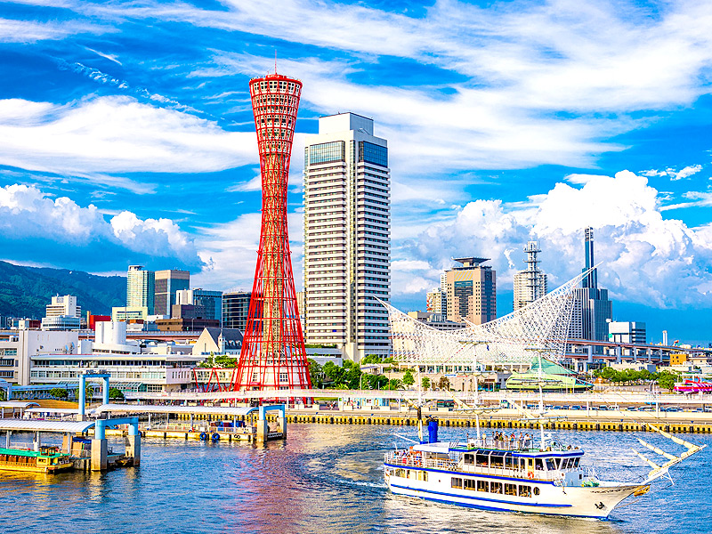 【神戸ポートタワー＆神戸メリケンパークオリエンタルホテル灯台＆フィッシュダンス】神戸港のシンボル建築めぐり